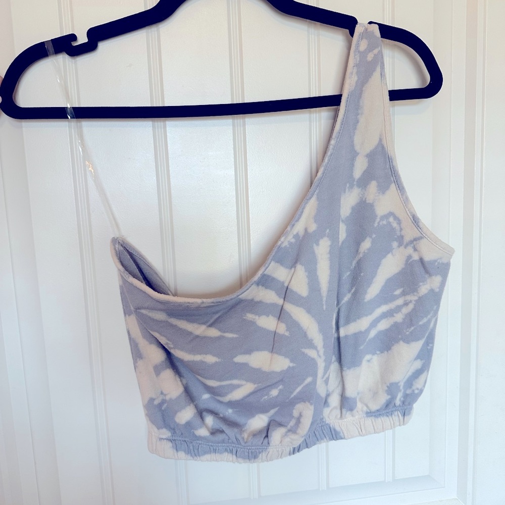 Peach Love California one shoulder top